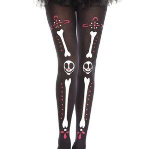 Bone & Smiley Pantyhose
